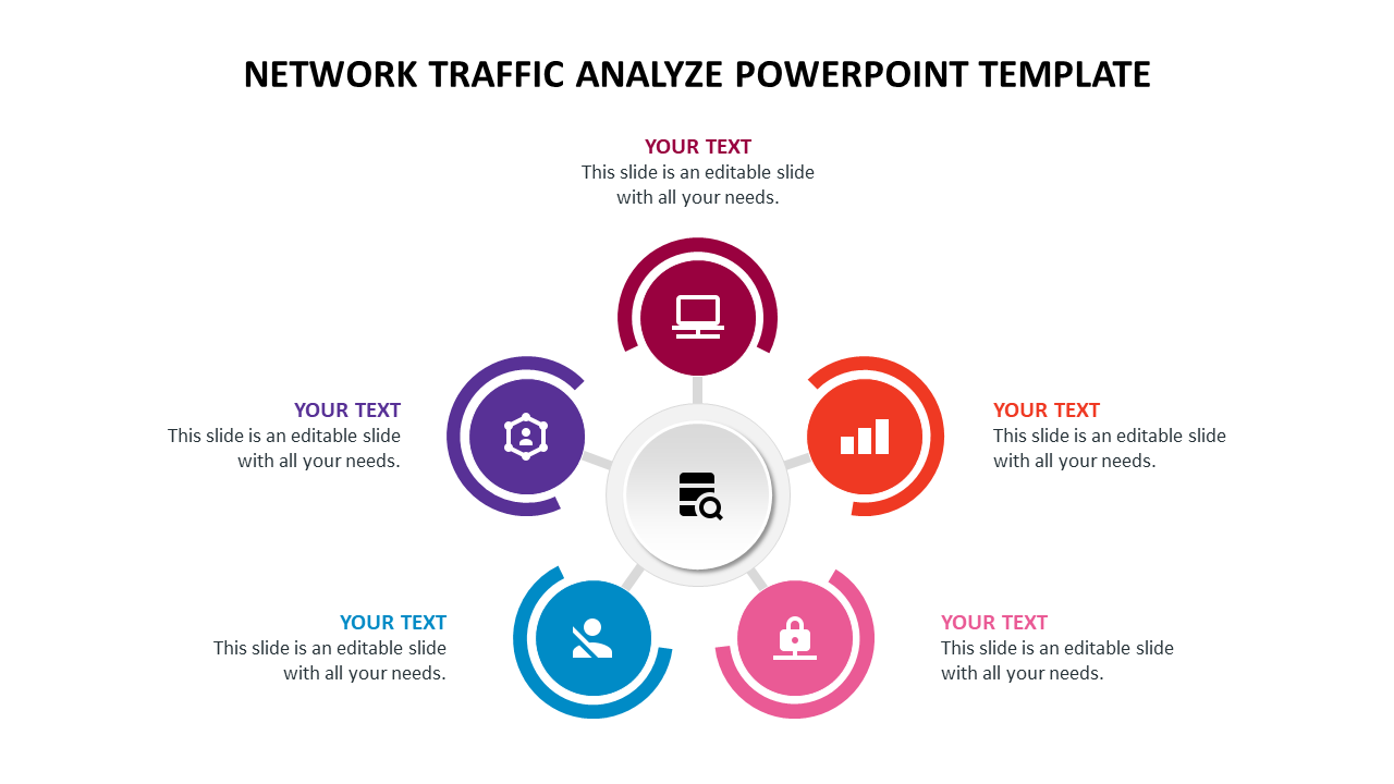 network traffic analyze PowerPoint template